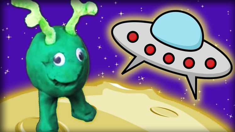 Play Doh FUN | Learn How to make an Alien | Easy DIY Play Doh Tutorial