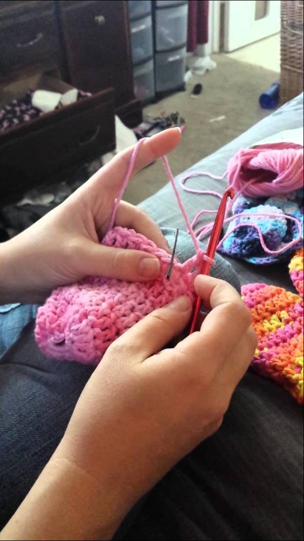 Soap socks, crochet