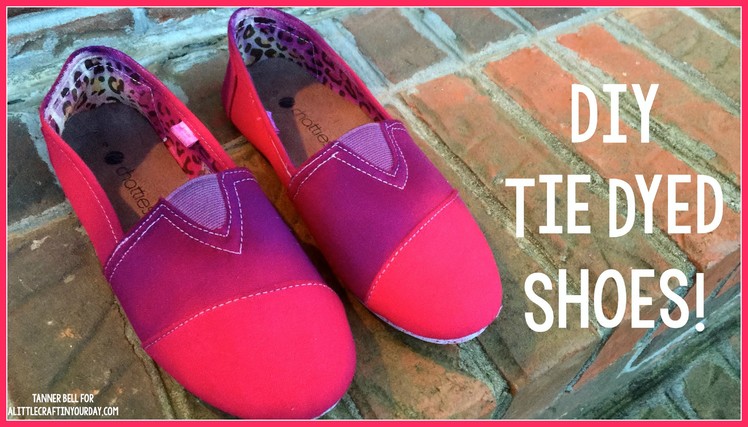Tie Dyed Shoes | DIY Teen Craft