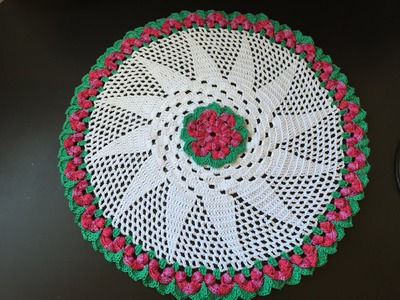 Tuto Nape, tapis fleur au crochet