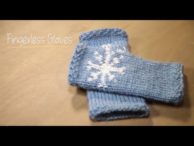 1 Hour Project: Fingerless Snowflake Gloves with Stefanie Japel