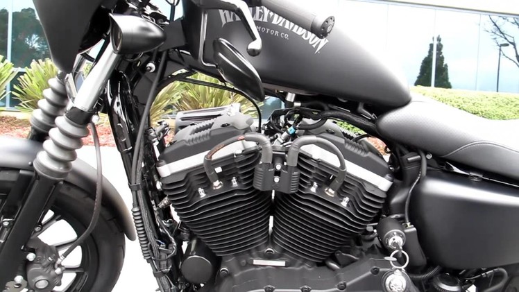 2012 Harley Iron 1200cc Rough Craft Guerilla Exhaust