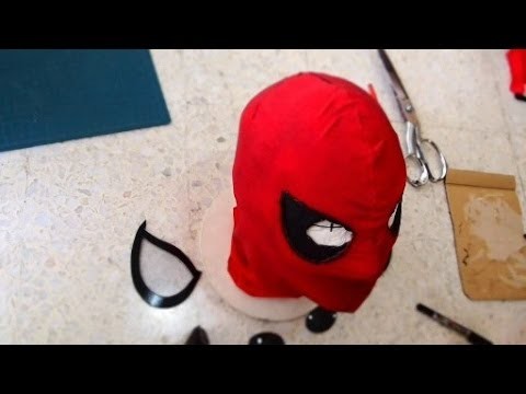 photo Diy Spiderman Face Mask 50 spiderman mask diy part 2 face shell