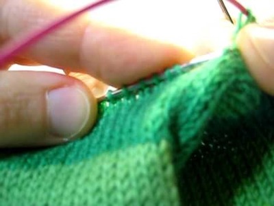 Afterthought heel - step 7a