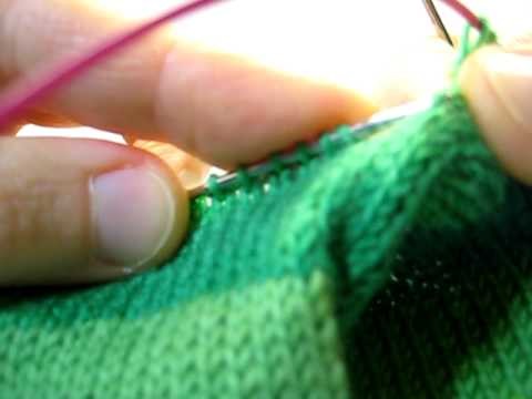 Afterthought heel - step 7a