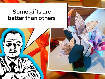 Amazing Gift Idea: Origami Flowers In a Pot