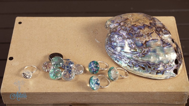 Arts & Crafts Tutorial: How to make fake Paua.Abalone Shell