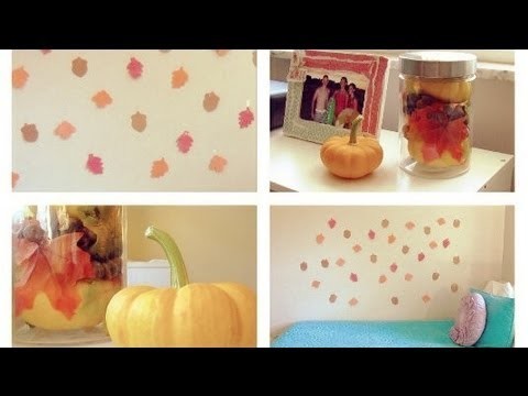 Autumn DIY: Two Easy & Cute Room Decor Ideas!