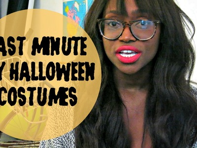 BASICALLY DIY: Last Minute Halloween Costumes