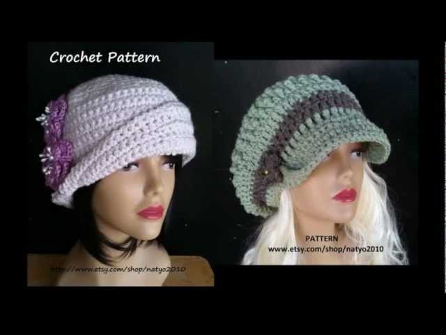 Cloche Hat and Loose Hat CROCHET PATTERN