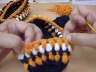 Crochet Adult Slipper part-2