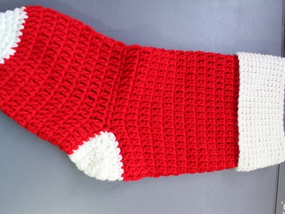 #Crochet Christmas Stocking Cuff