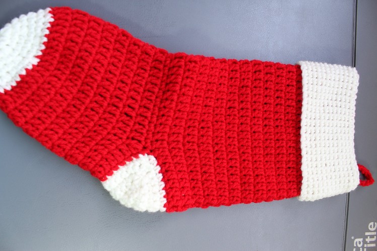 #Crochet Christmas Stocking Cuff