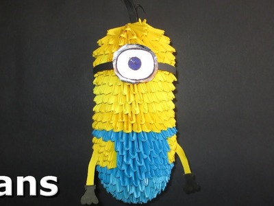Dispicable Me Minion: How To Make A Origami Minion
