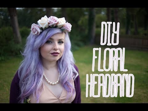 DIY Floral headband