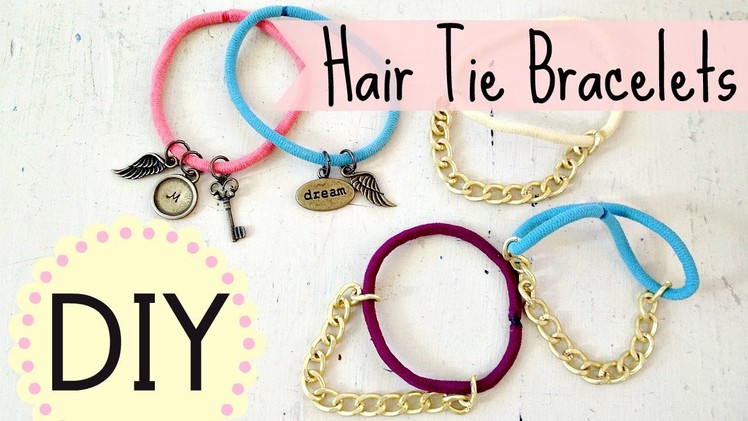 DIY Hair Tie Bracelets (EASY) by Michele Baratta