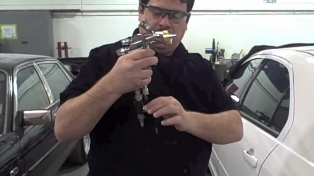 DIY How To Adjust HVLP Paint Gun For CarAuto Spray Gun Adjustments Tips