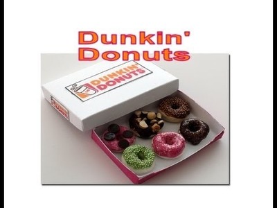 DIY: How To Make Dunkin' Donuts With Polymer Clay