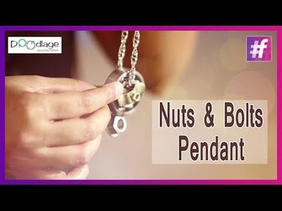 DIY : Make Your Own Junk Pendant out of Nuts and Bolts | Diwali Special
