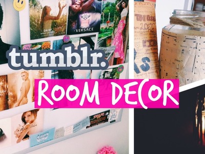 DIY Room Decor | Music Jar + Forest Candle + Collage Board
