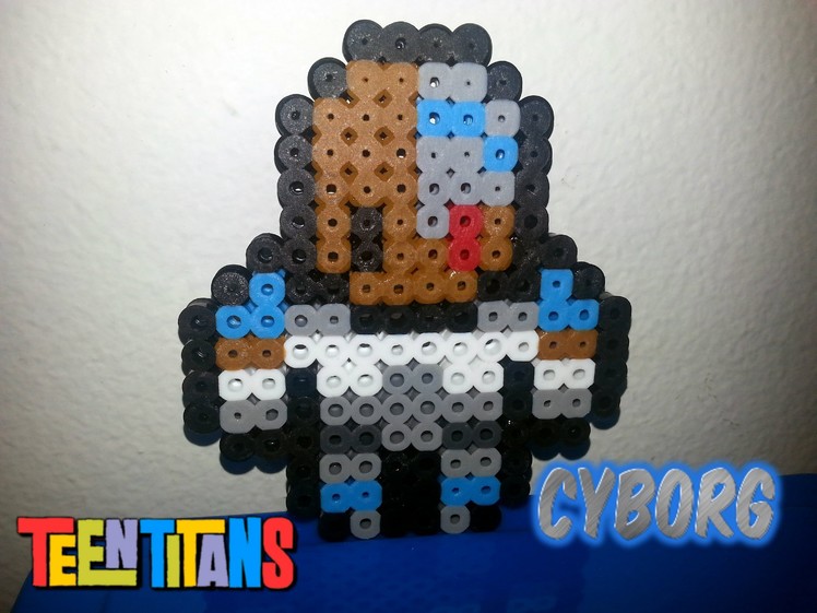 【TUTORIAL】How to Make a Perler Bead Cyborg from Teen Titans
