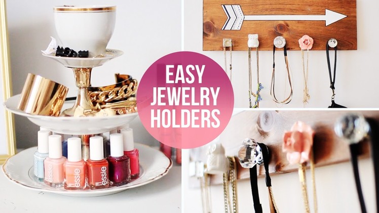 ♡ Easy DIY Jewelry.Accessory Organizers | LaurDIY