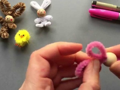 Easy Pipe Cleaner Bunny Craft How To