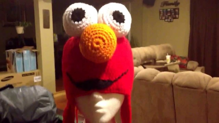 Elmo beanie. My latest crochet project