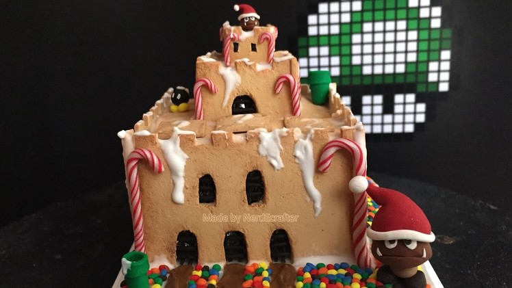 EPIC DIY Super Mario Castle Gingerbread House Polymer Clay Tutorial. Arcilla Polimérica