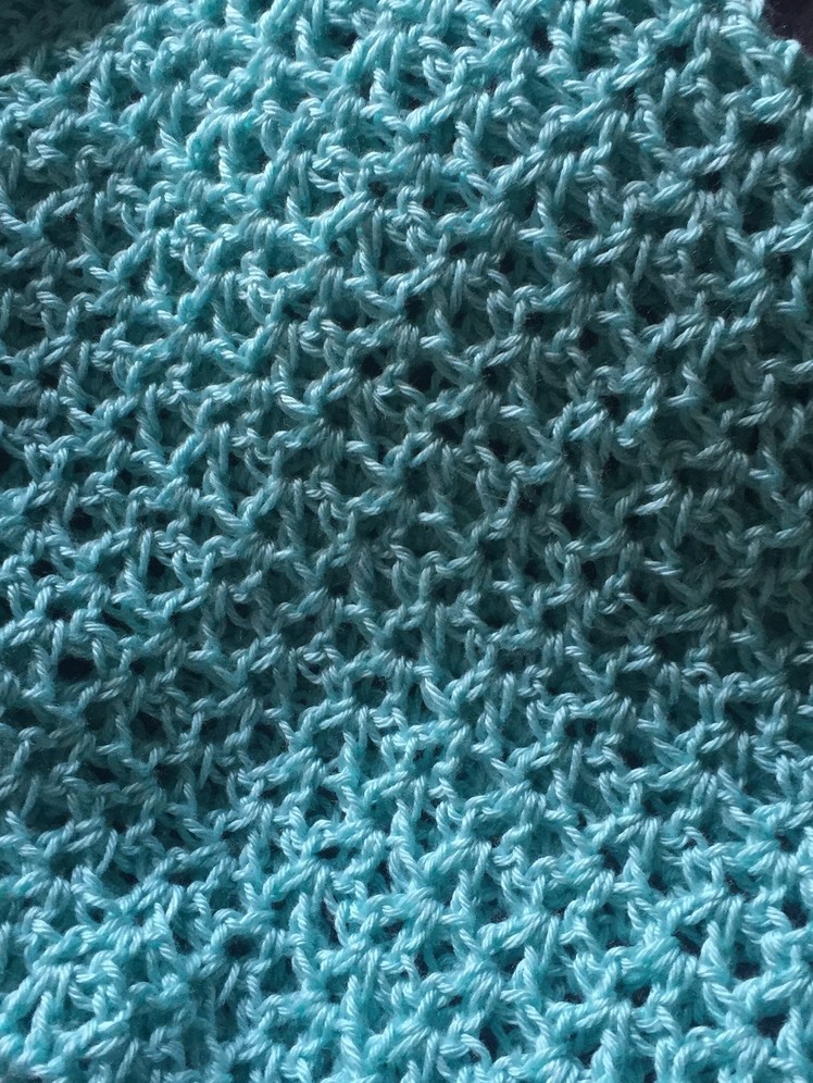 How to crochet a baby blanket - super easy step by step instructions DIY from home