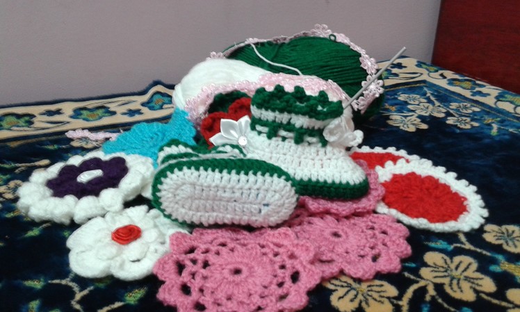 How to Crochet Baby shoes step by step Part 2 (video tutorial )