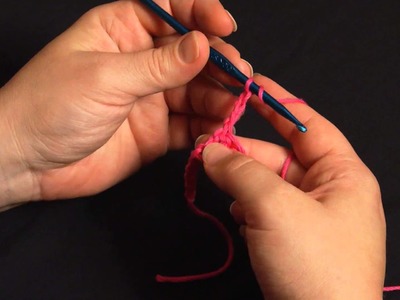 How to Crochet Left-Handed: Double Crochet (dc)