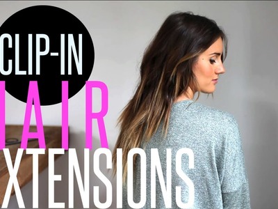 How-To Hair Extensions Easy DIY. 60 second Hair Tutorial