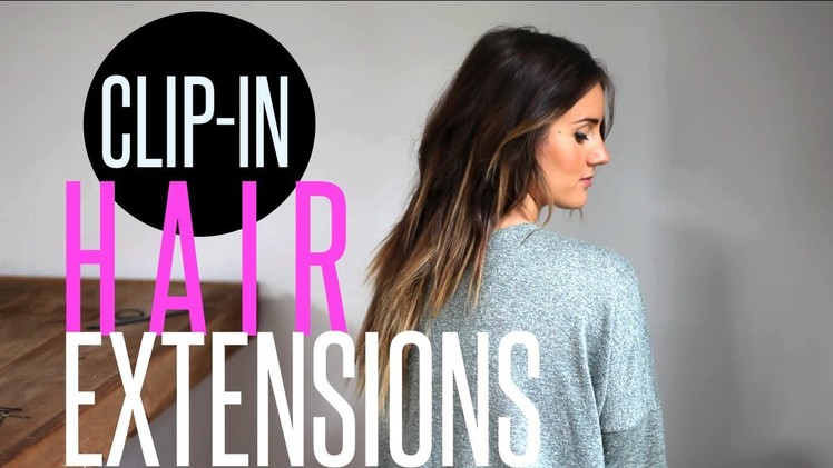 How-To Hair Extensions Easy DIY. 60 second Hair Tutorial