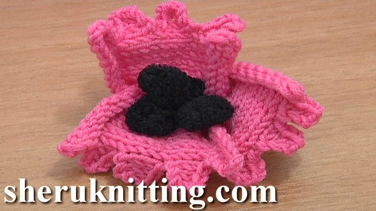 How to Knit a Flower Tutorial 22 Free Knitting Flower Patterns