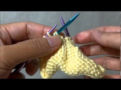 How to knit basic cables: C4B (4 Stitches Cable Back)