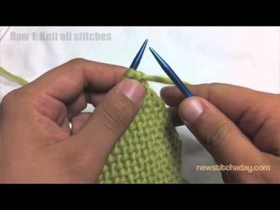 How to Knit The Garter Stitch