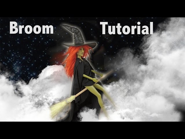 How to Make a Barbie Witch Broom Tutorial