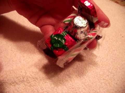 How to make a candy Santa sleigh Christmas craft