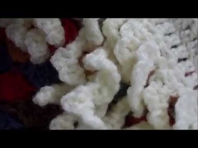 How to make a crochet curlicue scarf