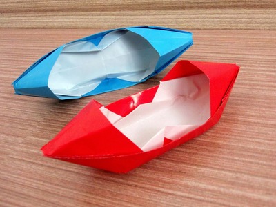 How To Make a Motor Boat - Origami Paper Motor Boat