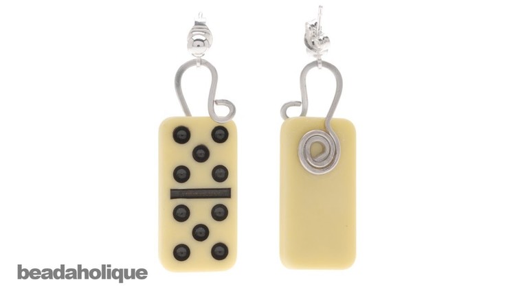 How to Make a Wire Bail for Domino and Scrabble Tile Jewelry