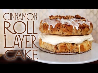How to Make Cinnamon Roll Layer Cake | Eat the Trend