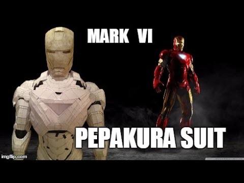 Iron Man MK VI Suit Pepakura