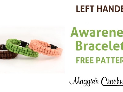 Macrame Bracelets Crochet Free Pattern Left Handed