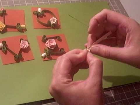 Making Quilled Roses and Leaves
