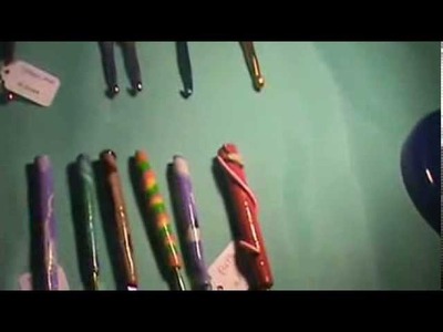 My Collection of "Clay handled Crochet Hooks"!!!!