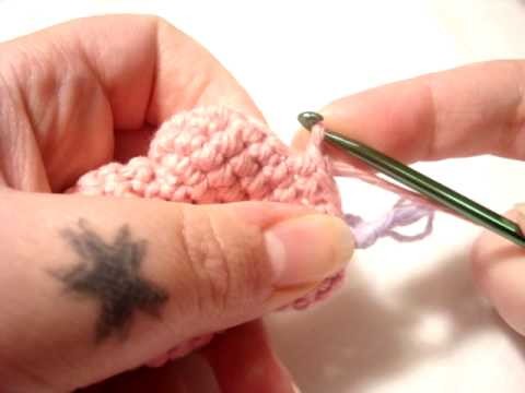 Nerdigurumi - amigurumi crochet tutorial project video 11 - Row 16