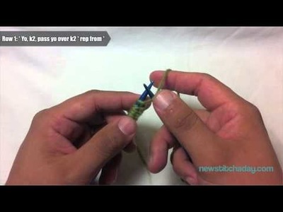 New Stitch A Day: How to Knit The Bamboo Stitch