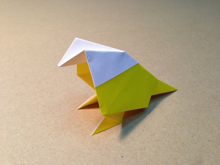Origami Parrot Instructions. Easy for children